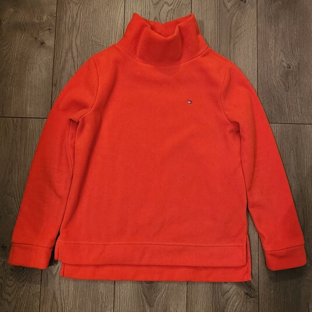 Tommy Hilfiger Orange sweater Small